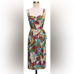 Rare trashy diva Hawaiian charm tropical sarong pinup dress size 4